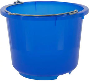 Kerbl Stall- und Baueimer aus Kunststoff 12 L transparent/blau - 12 l – Bild 1 von 2