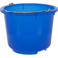 Produktbild von Kerbl Stall- und Baueimer aus Kunststoff 12 L transparent/blau - 12 l