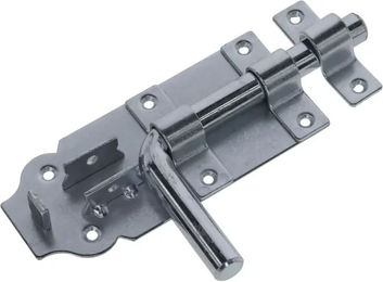 Produktbild von Kerbl Stallschloss verzinkter Riegel für Hühnerställe aus Metall in Silber
