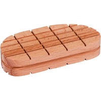 Produktbild von Kerbl Standard-Holzsohle für die Hufpflege aus Naturholz in Beige und Braun