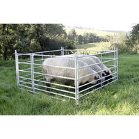 Produktbild von Kerbl Steckhorde Schaf Panel Zaunelement aus Stahl 275 cm