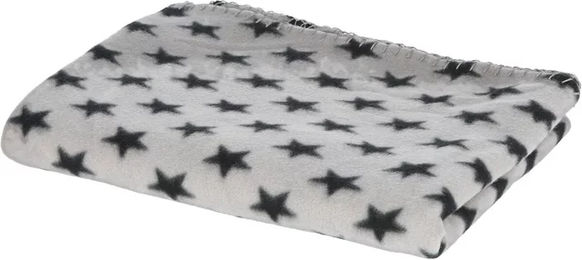 Produktbild von Kerbl Stella Hundedecke aus Fleece in Grau für erwachsene Hunde