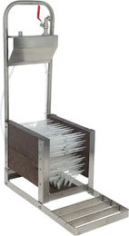 Produktbild von Kerbl Stiefelwaschanlage zerlegtes Set