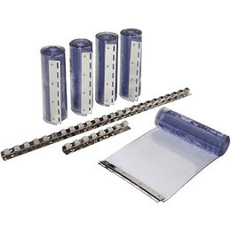Kerbl Streifenvorhang-Set aus transparentem Kunststoff für Ställe und Paddocks 2x 30x225 cm 3 mm Stärke – Bild 1 von 13