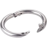 Produktbild von Kerbl Striegel Stierring aus Edelstahl in Silber