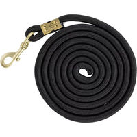 Produktbild von Kerbl SuperSoft 2.0 Longe Reiten Nylon Schwarz Gold