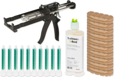 Kerbl Technovit-2-Bond Hufpflege Set mit Dosierpistole und 10 Applikatoren – Bild 1 von 1