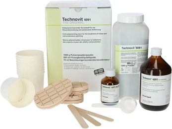 Produktbild von Kerbl Technovit 6091 Hufpflege Pflegepuder aus Kunstharz Beige 1000g