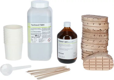 Produktbild von Kerbl Technovit 6091 Hufpflege Set für 4 Behandlungen aus Kunstharz in Weiß