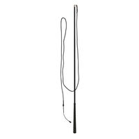Produktbild von Kerbl Teleskop Longierpeitsche aus Fiberglas mit Nylonummantelung 105-200 cm Schwarz