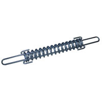Produktbild von Kerbl Temperaturausgleichsfeder aus verzinktem Metall in Silber für 2,5 mm Draht