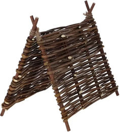 Produktbild von Kerbl Tipi Nature Weide Häuschen für Kaninchen in Braun
