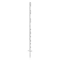 Produktbild von Kerbl Titan Kunststoffpfahl Doppelträger Weiß 157cm 5 Stück