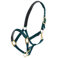 Produktbild von Kerbl TopLine Pferdehalfter aus Nylon in Forest Green Größe XFull