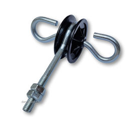 Kerbl Torgriffisolator 6mm Gewinde aus Kunststoff Schwarz 10 Stück – Bild 1 von 4