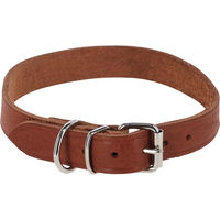 Produktbild von Kerbl Toscane Hundehalsband aus Leder in Braun 40/46 cm