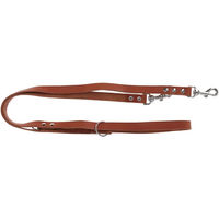 Produktbild von Kerbl Toscane Hundeleine aus Leder in Braun 200 cm