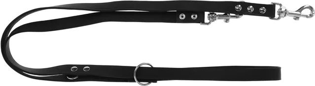 Kerbl Toscane Hundeleine aus Leder in Schwarz 200 cm – Bild 1 von 1