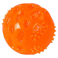 Produktbild von Kerbl ToyFastic Hundeball mit Quietschefunktion aus TPR in Orange Ø 6cm - 1 Stk.