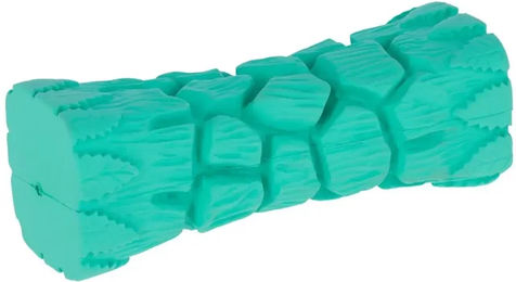 Kerbl ToyFastic Kauspielzeug aus Gummi Baumstamm Türkis 16x6,5x6,5cm - 1 Stk. – Bild 1 von 2