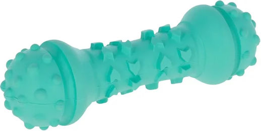 Kerbl ToyFastic Kauspielzeug Hantel aus Gummi für Hunde Adult Türkis 15 cm – Bild 1 von 1