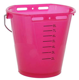 Kerbl Tränkeeimer für Kälber rosa transparent mit Skala – Bild 1 von 2