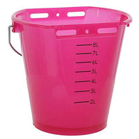Produktbild von Kerbl Tränkeeimer für Kälber rosa transparent mit Skala