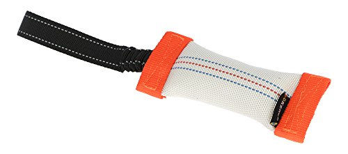 Kerbl Trainingsdummy für Hunde aus Naturkautschuk weiß/orange Größe M – Bild 1 von 2