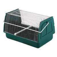 Produktbild von Kerbl Transportbox für Hamster und Meerschweinchen aus Kunststoff in Grün