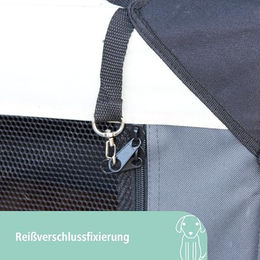 Kerbl Transportbox Journey für Hunde aus Nylon in Grau/Beige Größe L – Bild 1 von 7