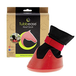 Kerbl Tubbease Behandlungsschuh für Pferde Rot Größe M aus Gummi - 1 Stk. – Bild 1 von 6