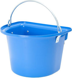 Kerbl Turnier-Futterkrippe aus Kunststoff mit Einhängebügel und Tragegriff Blau 12l – Bild 1 von 5