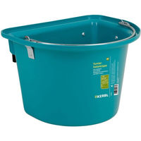 Produktbild von Kerbl Turnier-Futterkrippe mit Einhängebügel und Tragegriff Aquamarin 12l