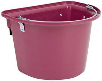 Kerbl Turnier-Futterkrippe Rosa aus Kunststoff mit Einhängebügel und Tragegriff - 20 l – Bild 1 von 1
