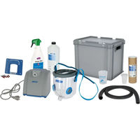 Produktbild von Kerbl Ultraschall-Inhalator AirOne für Pferde mit Inhalationsmaske für Warmblut in Grau Weiß Transparent