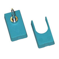 Produktbild von Kerbl Umrüstsatz PF-Zange für Allflex in Blau mit dickem Dorn ACE aus Kunststoff