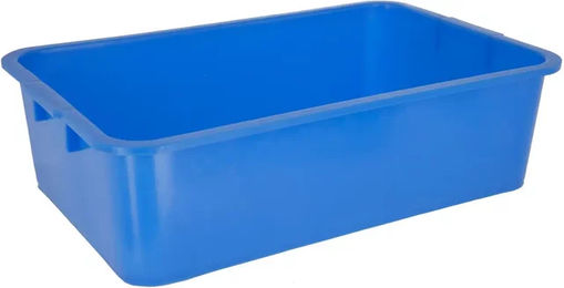 Produktbild von Kerbl Universeller Geflügelbehälter aus Kunststoff Blau 29,5 L - 29,5 l