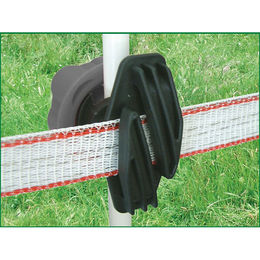 Kerbl Vario Plus Breitband-Schraubisolatoren aus Kunststoff Schwarz 15 Stück – Bild 1 von 4