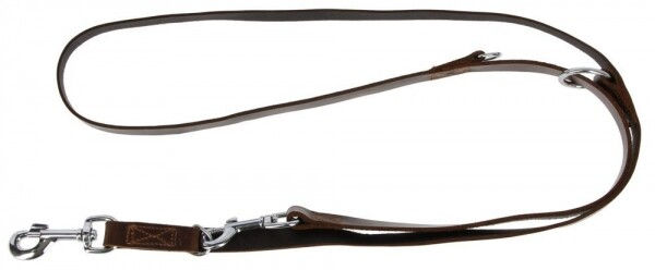 Kerbl Vegas Führleine für Hunde aus Leder in Braun 200 cm Länge - 200 cm – Bild 1 von 10