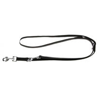 Produktbild von Kerbl Vegas Führleine für Hunde aus Leder schwarz 200 cm - 200 cm