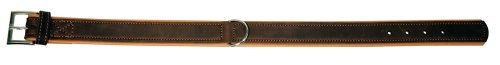 Kerbl Vegas Hundehalsband aus Leder Braun 35 mm Breite 46-52 cm – Bild 1 von 4