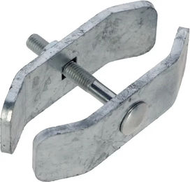 Kerbl Verbinder für Weidepanele aus feuerverzinktem Metall in Silber/Grau – Bild 1 von 4