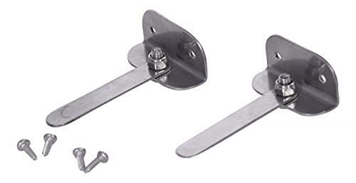 Kerbl Verschlussset für HayBox Netzrahmenöffnung aus Metall in Silber – Bild 1 von 3