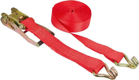 Produktbild von Kerbl Verzurrgurt aus Polyester in Rot nach DIN EN 12195-2