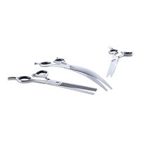 Produktbild von Kerbl VH015C Scherenset aus Edelstahl für alle Felltypen in Silber, 16 Stück