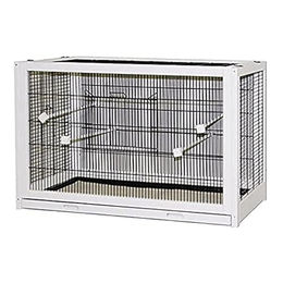 Kerbl Vogelkäfig Fips aus Holz mit Kunststoffwanne 100 x 50 x 60 cm – Bild 1 von 11