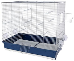 Kerbl Vogelkäfig ROSE für Wellensittiche und Kanarienvögel aus Metall 80x45x75cm – Bild 1 von 6