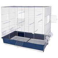 Produktbild von Kerbl Vogelkäfig ROSE für Wellensittiche und Kanarienvögel aus Metall 80x45x75cm
