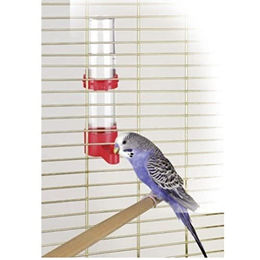 Produktbild von Kerbl Vogeltränke Trinkspender aus Kunststoff in Rot für Wildvögel - 65 ml