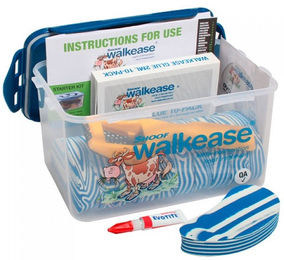 Kerbl Walkease Klauenbehandlung Starter-Set zur Hufpflege Größe L 10er-Pack Blau – Bild 1 von 8